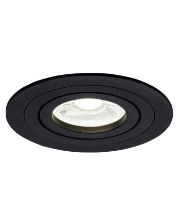 BASICO GU10 * EMPOTRABLE REDONDO NEGRO